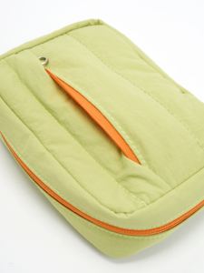 Nylon résistant à l'eau fermeture éclair pliable léger durable mode Portable capacité moyenne sac cosmétique - Product Image 4