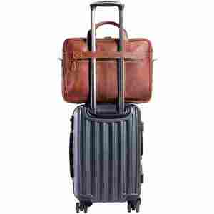 Latest Design Leather 50-70L Laptop and <b>Tablet</b> Holder Office Shoulder <b>Bags</b> Handbag Crazy Business Travel Briefcase - Product Image 1