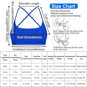 Reggiseni sportivi da donna con spalline e schiena scoperta, 1 o 3 pezzi, top fitness sexy imbottiti a taglio basso per sport ad alto impatto - Product Image 2