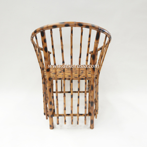 Elegante Silla de Bambú con Brazos para Sala de Estar o Patio, Mueble de Bambú Cendani Hecho a Mano - Product Image 5