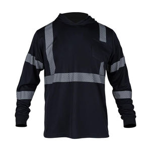 เสื้อยืดสะท้อนแสงสำหรับทำงานผู้ชาย แห้งเร็ว เสื้อยืดนิรภัย - Product Image 6