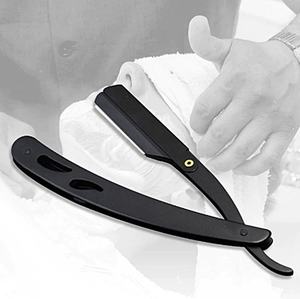 Professional Cutthroat Straight Razor Folding Barber Shaving Knife Stainless Steel Reusable Face <b>Bikini</b> Hair Removal Tool for - Product Image 4