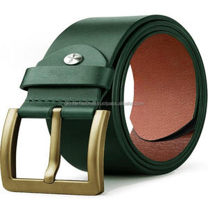 Cinturón informal de cuero de vaca original de alta calidad para hombres y mujeres Cinturones y accesorios de cuero puro hechos a mano al mejor precio - Product Image 3