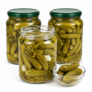 Delicious Vietnam Manufacturer Supply Factory Price Top Notch Quality <b>Pickled</b> Cucumbers Packed in Mason <b>Jar</b> - Product Image 4
