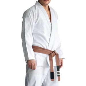 Uniforme de Artes Marciales BJJ Gi 100% Algodón con Logotipo Frontal, Transpirable, Ligero y de Alta Calidad para Adultos - Product Image 4