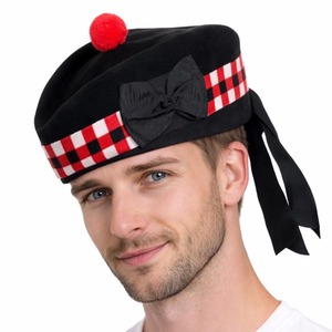 Handcrafted Acrylic Wool Durable Lightweight Glengarry Cap with Customized Color & Size for Scottish Pipe <b>Band</b> Uniform - Product Image 1
