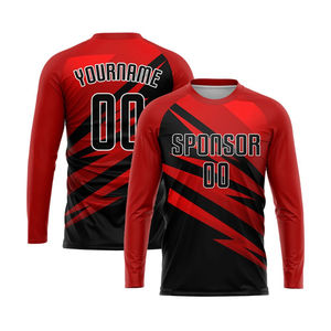 Maillot de football à manches longues de haute qualité BAND BROTHERS Elite, uniforme d'équipe de football, chemise de performance respirante en polyester - Product Image 1