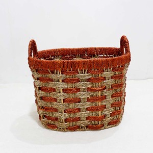 Cesta Organizadora de Juguetes y Ropa de Fibra Natural de Seagrass con Asas Integradas - Product Image 6