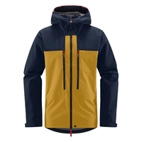 Blouson de sport pour homme blanc et vert avec blocs de couleur, fermeture éclair, respirant, imperméable et coupe-vent pour l'hiver