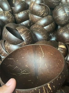 Natural Coconut Shell Bowls Set | Eco Friendly Handmade <b>Dinnerware</b> | Wholesale Kitchen Set 2026 - Product Image 6