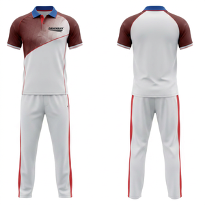 <b>Cricket</b> Uniform Set Unlimited Sublimation Design Options Printed Durable Quick Dry | Men Women Adults <b>Cricket</b> Wears Polo Shirt - Product Image 4
