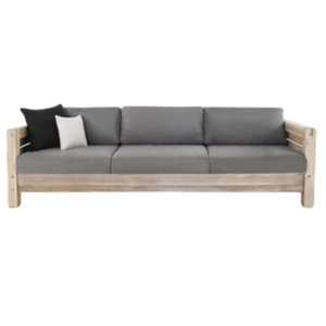 <b>Sofa</b> for residential living room made of teak wood with soft and durable foam, modern design, equipped with <b>pillows</b> - Product Image 1