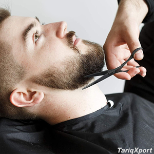 Ciseaux de coiffure professionnels en acier inoxydable avec revêtement en titane, logo personnalisé, vis réglable, légers, pour la coupe - Product Image 6