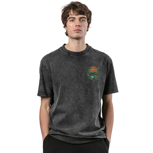 เสื้อยืดเจอร์ซีย์ผู้ชายไซส์ใหญ่ พิมพ์โลโก้ตามสั่ง ผ้าฝ้าย 100% คุณภาพสูง 220 แกรม ขายส่ง - Product Image 1