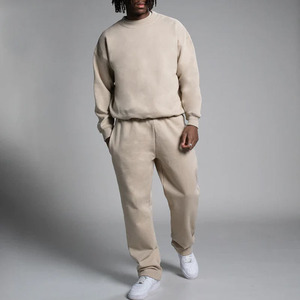 Sweat-shirt col rond en coton pur 350g, coupe oversize, épaules tombantes, poche latérale, style vintage délavé à l'acide, en tissu éponge - Product Image 6