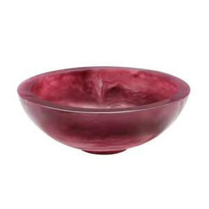 Tazón de Resina Morado para Servir Postres y Sopas, Decoración de Mesa, Servidor de Frutas Frescas y Ensaladas - Product Image 3
