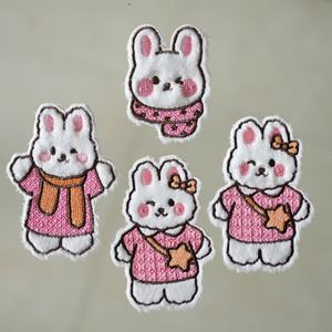 Classic Embroidery Patch Iron On Embroidered Emblem Fabric Patches for Clothing <b>Jackets</b> Caps Bags Wholesale Heat Press - Product Image 4
