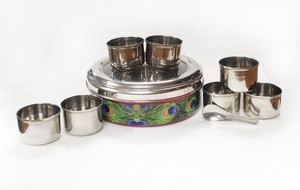 Bán buôn Chất lượng cao thép không gỉ lỗ Punch 7 <span class=keywords><strong>Mini</strong></span> <span class=keywords><strong>container</strong></span> thực phẩm/Pan/gia vị hộp Set cho khách sạn - Product Image 4