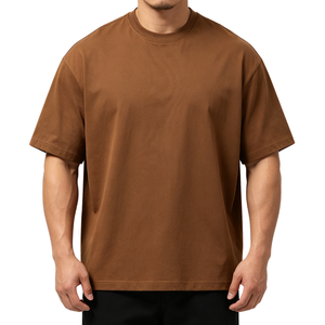 Vente en gros de t-shirts pour hommes, fabricant OEM personnalisé, production en vrac haute densité, fournisseur de jersey streetwear à marque privée - Product Image 1