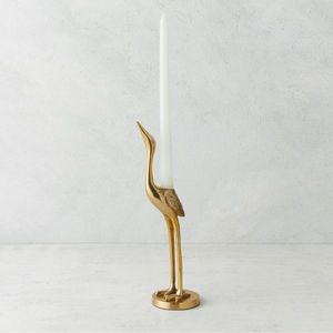 Vintage Brass Flower Inspired Candle Holder Handmade Decorative <b>Stand</b> for Home Hotel Temple Wedding Party Centerpiece Gift - Product Image 1