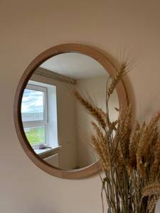 Artisan Handmade Eco-Friendly Round Wooden Wall <b>Mirror</b> for Modern Interiors - Product Image 4