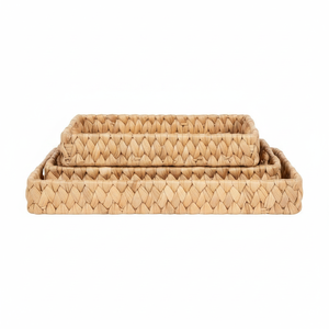 Cesta de Jacinto de Agua Natural Ecológica Hecha a Mano, Contenedor de Almacenamiento Tejido para Ropa y Juguetes, Organizador de Lavandería - Product Image 6