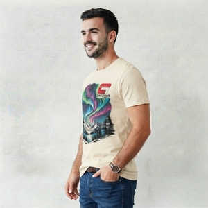Camiseta Estampada para Hombre de Alta Calidad, Ropa Cómoda y Ligera para el Estilo de Vida, con Servicio OEM, Fabricante de Marca Personalizada - Product Image 2