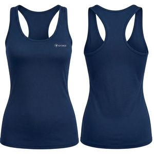 2026 Customized Logo New Design Sporty Workout Women <b>Tank</b> <b>Top</b> <b>Knitted</b> Polyester Factory Price Quick Dry Breathable OEM Custom - Product Image 4