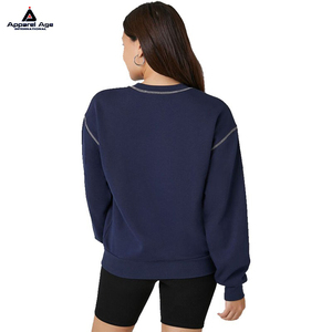 Sudadera Unisex Premium con Logotipo Personalizado, Cuello Redondo, Ligera, para Primavera y Otoño, Venta al Por Mayor, Ropa Urbana - Product Image 4