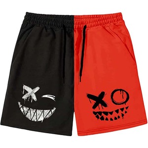 Pantalones cortos básicos de color caqui para hombre, cintura elástica con cordón, tela suave, pantalones cortos informales de verano para exteriores - Product Image 1