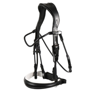 Top venduto in pelle equestre briglia Headstall per l'equitazione da corsa <span class=keywords><strong>al</strong></span> prezzo all'ingrosso OEM disponibile - Product Image 3