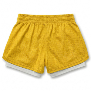 Women's <b>Mesh</b> Sports Shorts Breathable Athletic Workout Breathable Sports Shorts OEM Service - Product Image 2