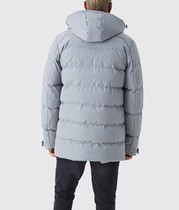 Chaqueta Acolchada para Mujer, 100% Relleno de Algodón, Ligera, Transpirable, Resistente al Viento, con Logotipo Personalizado, Impresión OEM - Product Image 3