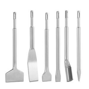 Juego de Cinceles SDS Plus de 6 Piezas para Taladro Percutor Rotatorio, Incluye Cinceles Puntiagudos, Planos y en Forma de U, Tratados Térmicamente 40 - Product Image 1