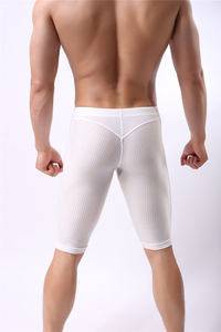 Custom Wholesale Men Solid Casual Canvas Compression Spandex Sports Shorts Quick Dry Athletic Gym Workout Running OEM Service - Product Image 2