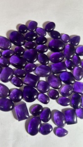Piedra Preciosa de Amatista Africana Natural, Calidad AAA, Color Púrpura, Corte Cabochón, Venta al Por Mayor para Fabricación de Joyería - Product Image 3