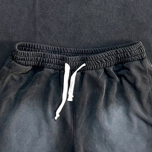 Conjunto de Pantalones Cortos y Camiseta para Hombre, Estilo Acid Wash, Oversize, Streetwear, Verano, Dos Piezas, Vintage, Algodón Lavado, Ropa Casual para Gimnasio - Product Image 4