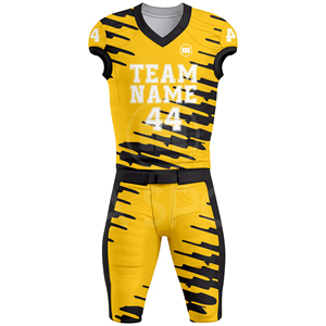 2026 Custom American Football Uniform Jersey <b>Pants</b> Set Half Breathable Eco-Friendly Polyester <b>Mesh</b> Moisture Wicking Team Kit OEM - Product Image 2