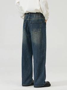 Jeans Vintage de Moda Urbana, Lavados, Holgados y Extra Grandes para Hombre, Venta al Por Mayor, Jeans Desgastados para Hombre - Product Image 5