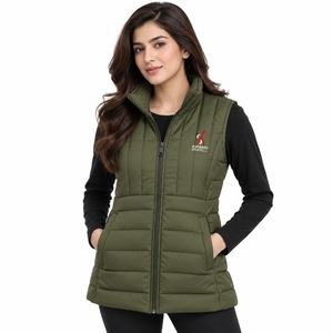 Chaleco Acolchado Premium para Mujer, Sin Mangas, Aislante, Transpirable, Tejido Ecológico Resistente al Agua, Cierre Completo con Cremallera - Product Image 6