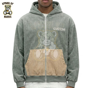 Sudadera de Algodón Pesado con Lavado Ácido para Hombre, Venta al por Mayor, Alta Calidad, OEM, Marca Privada, Cuello Redondo, Ropa Urbana - Product Image 3