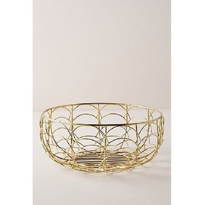 Nouveauté : Paniers en métal de style moderne, faits à la main, couleur argent, pour le rangement des légumes, paniers en fil de fer pour fruits, à prix abordable - Product Image 6