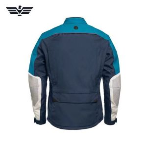 เสื้อแจ็คเก็ตมอเตอร์ไซค์แบบ unisex แขนยาว สีสันตัดกัน ระบายอากาศได้ดี ผลิตจากผ้า Codura 300 กรัม กันลม สำหรับทุกฤดู เหมาะสำหรับการผจญภัย - Product Image 4