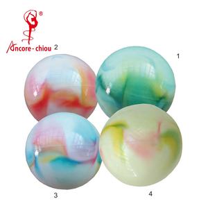 Bola de Gimnasia Rítmica Tricolor personalizable, 13-19cm, venta al por mayor de fábrica - Product Image 1