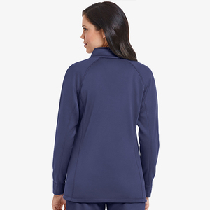 Veste d'allaitement personnalisée unie de haute qualité, nouveau design, entièrement zippée, en molleton de coton épais et chaud, pour femmes - Product Image 4