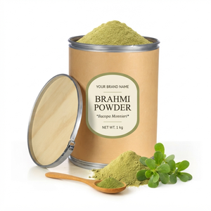 Poudre de Brahmi (Bacopa Monnieri) 100% pure et naturelle, de qualité alimentaire, avec emballage personnalisable pour OEM et marque privée - Product Image 1