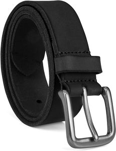 2026 Men's Custom Logo Genuine Leather Belt Wholesale OEM High-Quality <b>Dress</b> Casual Jeans Belts With Stylish Pin Buckle Design - Product Image 2