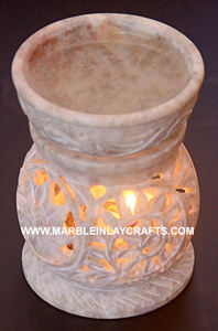 Creative Design Handmade Carved Aroma <b>Oil</b> <b>Burner</b> For Decoration And Home Air Freshener Purpose Natural Soapstone Latest <b>Burner</b> - Product Image 5