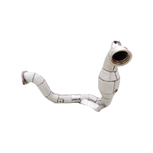 Tubo de Escape Catalítico de Acero Inoxidable SS304 con Protector Térmico para <span class=keywords><strong>Mercedes</strong></span> <span class=keywords><strong>A35</strong></span>/CLA35/GLA35/GLB35 AMG 2024 - Product Image 1