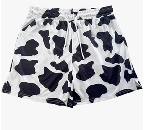 Men s <b>Animal</b> Print Shorts Mid Waist Drawstring Casual Style Short Length Polyester Fabric Breathable Woven Flexible Movement - Product Image 3